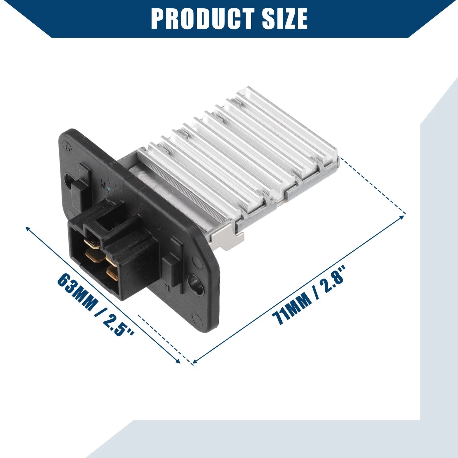 Blower Motor Resistor No. 1K55261C08 for Kia Rio (2001–2005), Sedona (2002–2005)