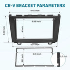 Double Din Car Stereo Installation Kit for Honda CR-V (2007–2011)