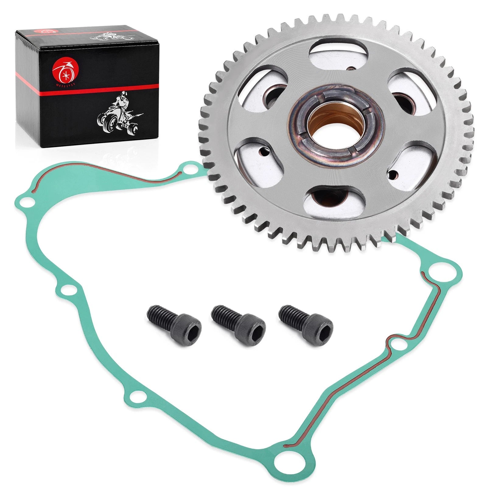 Starter Clutch Idler Gear w/Gasket for Yamaha Bear Tracker 250 (1999–2004)