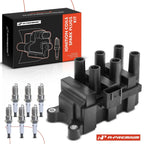 Ignition Coil & Iridium Spark Plugs Set for Ford Taurus (2001–2006)