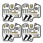4X Carburetor Gasket Jet Repair Kit for Suzuki SV650 SV650S (1999–2002)