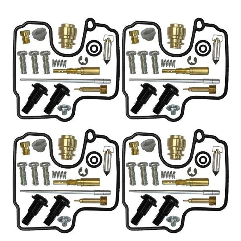 4X Carburetor Gasket Jet Repair Kit for Suzuki SV650 SV650S (1999–2002)