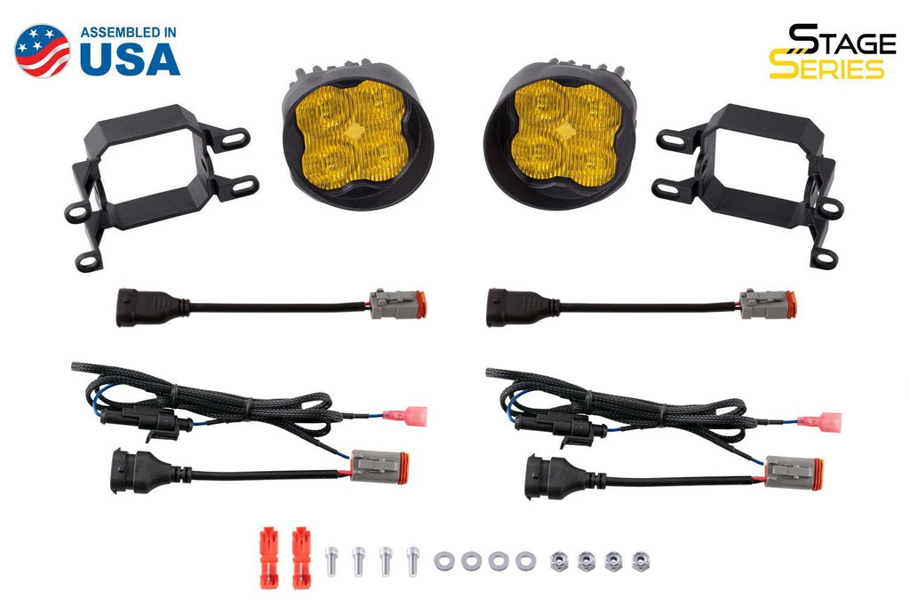 LED Fog Light Kit SS3 Type B Max Amber Backlit for Toyota 4Runner (2014–2022)