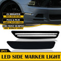 Smoke White LED Front Side Marker Signal Lamp for Ford Mustang (2010–2014)