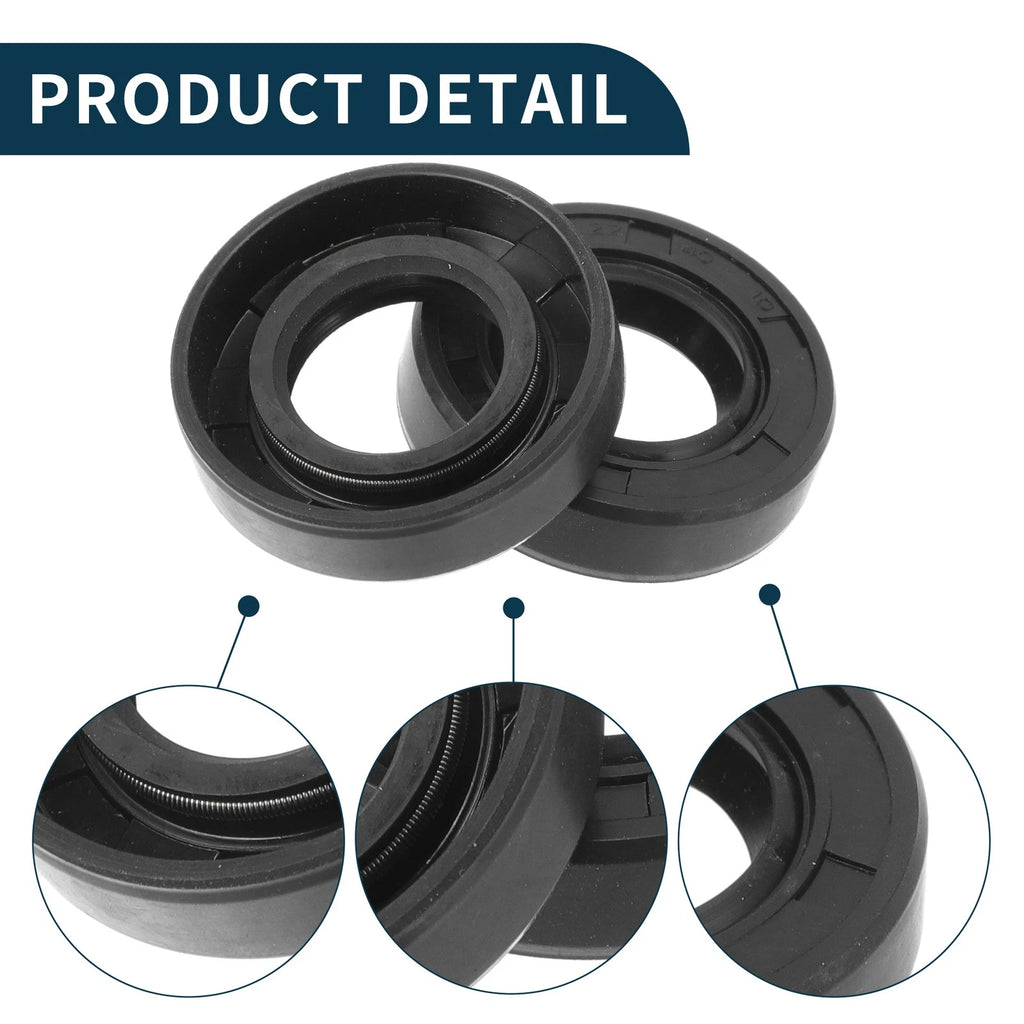 Set of 5 Oil Seal Rotary Shaft Seal NBR Rubber 22x40x10mm