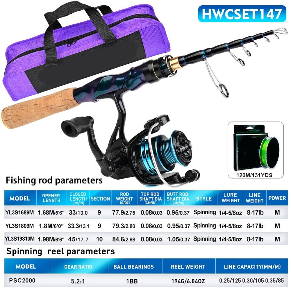 Fishing Rod and Reel Combo for Sea Boat and Pier Fishing