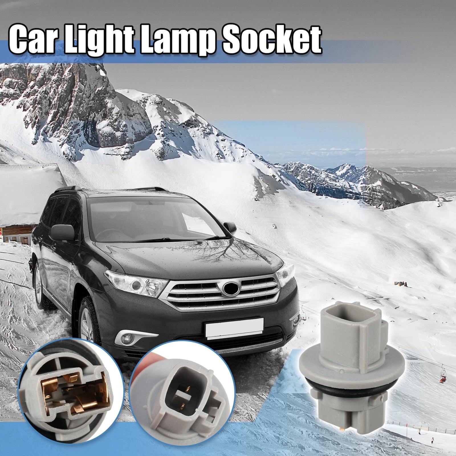 Turn Signal Light Bulb Socket Holder Base 90075-60028 for Toyota 4Runner (2003–2005)