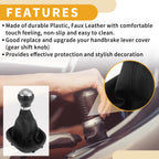 6 Speed Gear Shifter Knob W/ Cover No.1T0711113R for VW Caddy (2004–2009)