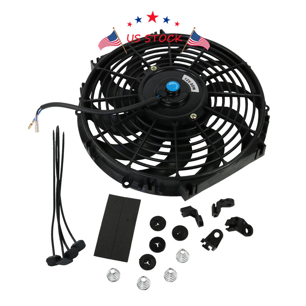 12" Electric Radiator Cooling Fan Kit for Universal Fit (12V)
