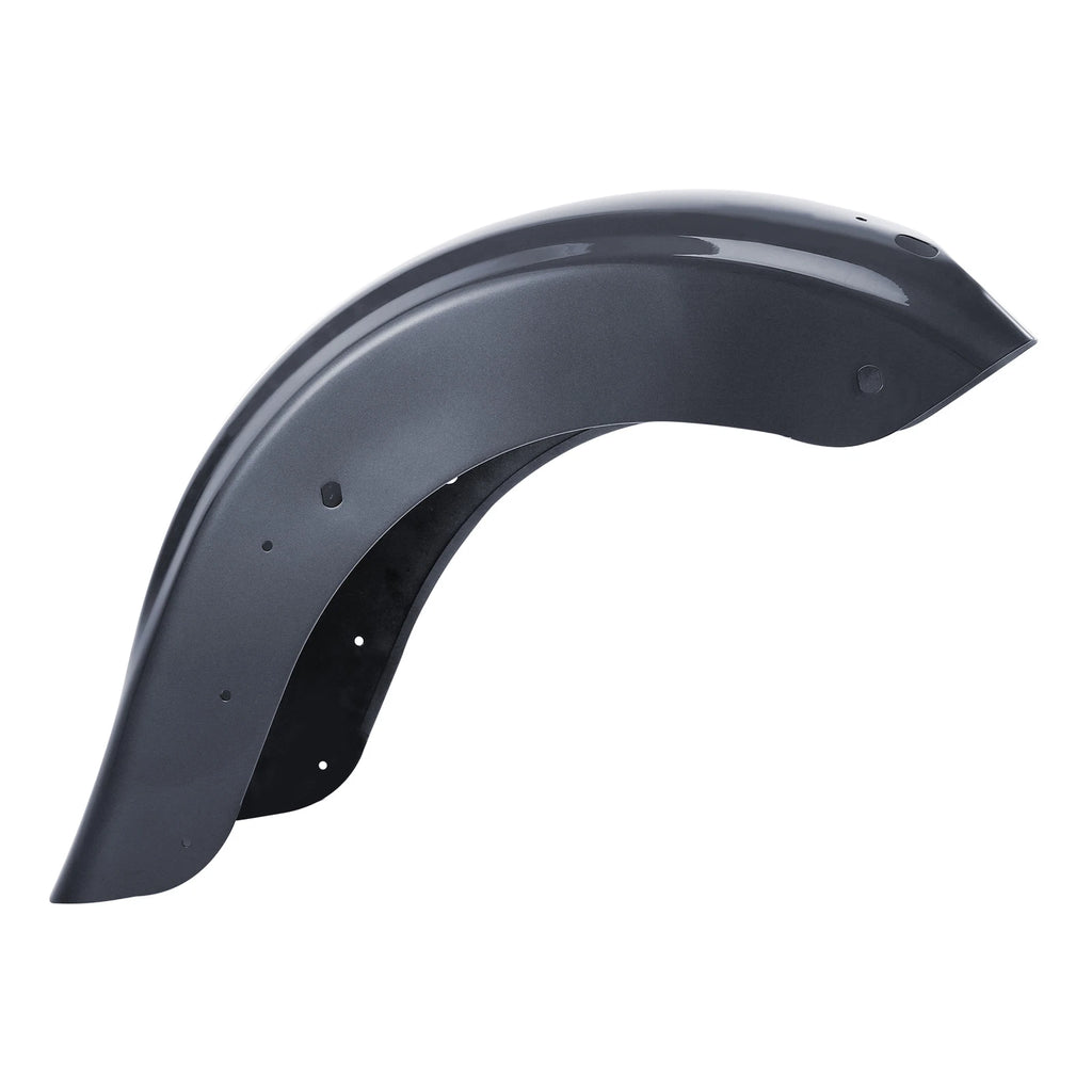 Rear Fender for Harley Street Road Glide (2009–Present) Charred Steel & Lightning Silver