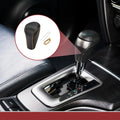 1 Pc Gear Shift Knob Cover for Honda Accord 8 (2008–2012) Black Yellow Leather