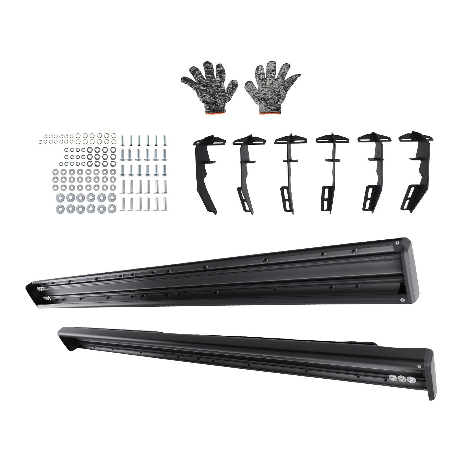 Side Steps Running Boards for Ram 1500 Quad Cab (2009–2018) Aluminum Black