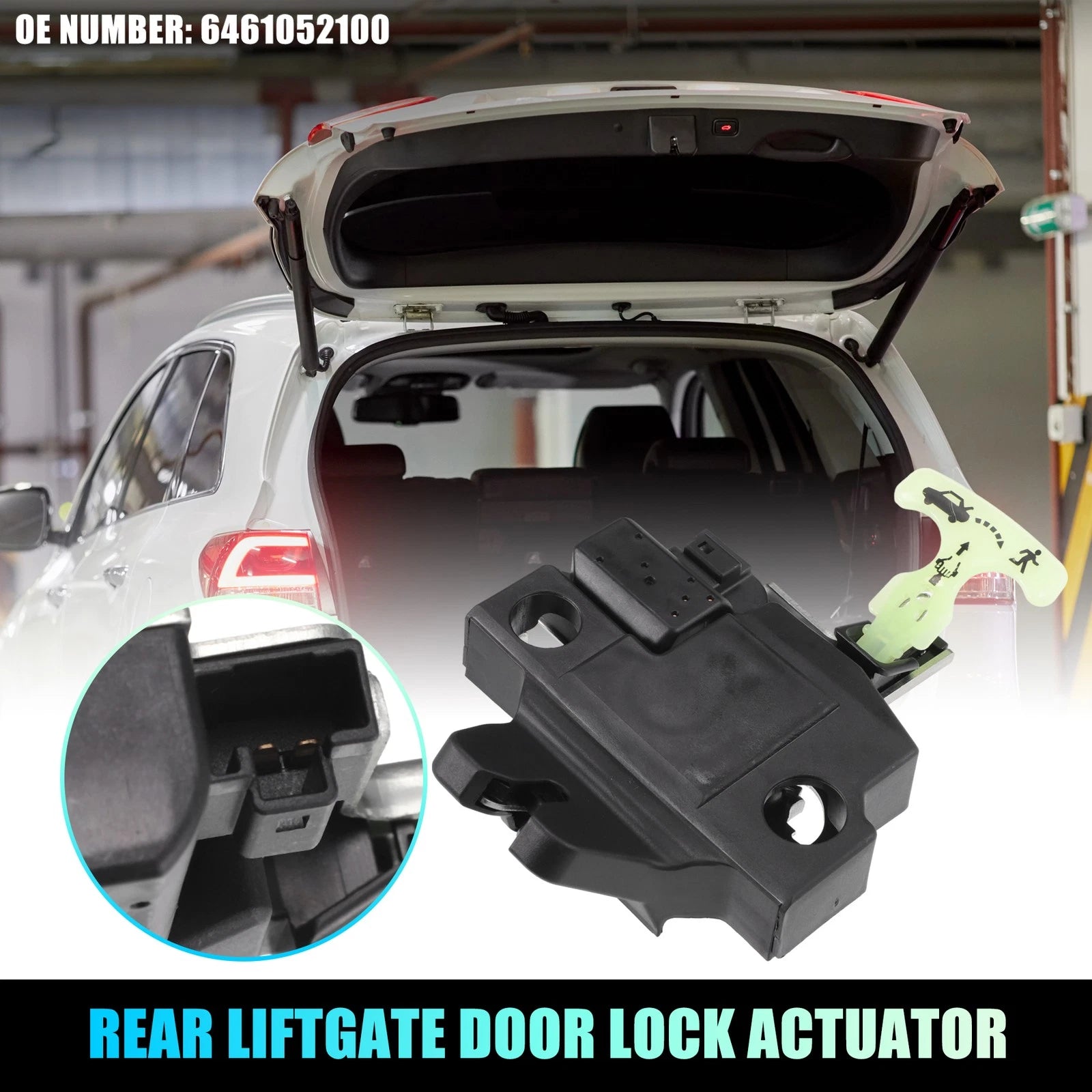 Rear Liftgate Door Lock Actuator Motor for Toyota Yaris (2007–2016) No.6461052100