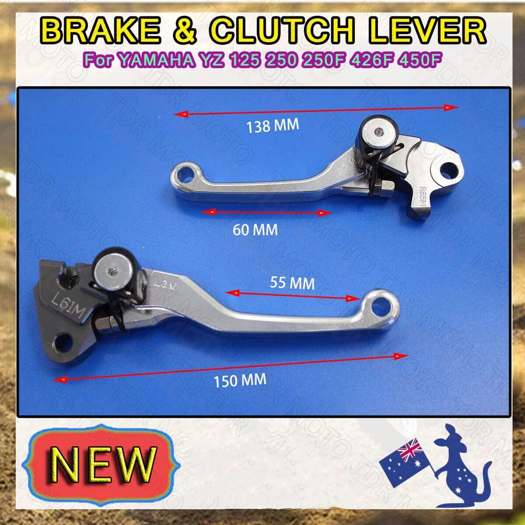 Brake & Clutch Levers for Yamaha YZ125/250 (2008–2014)