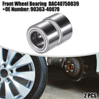 2X Front Left Right Wheel Bearing DAC45840041 for Scion iQ (2012–2015)