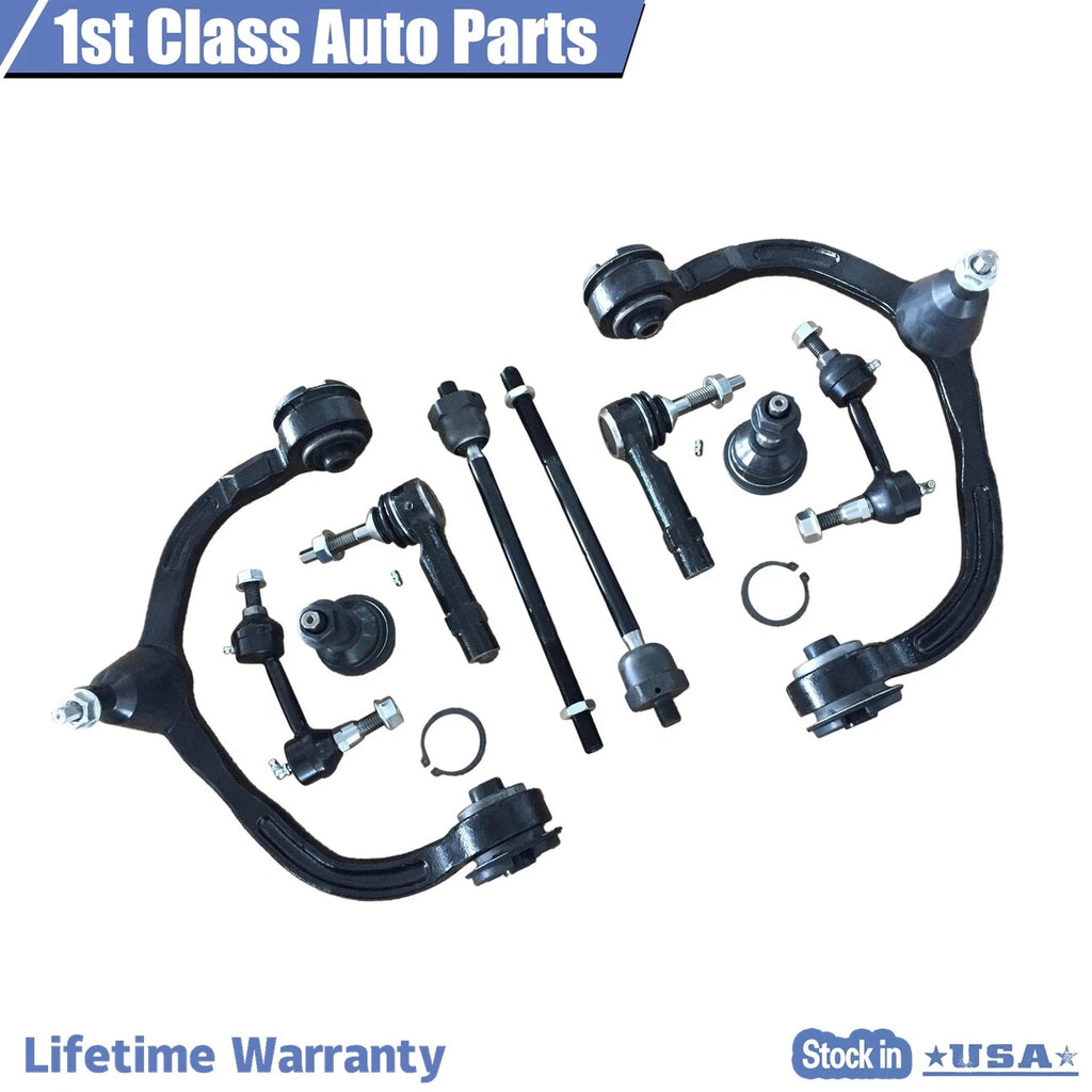 10pc Upper Control Arm Kit for Ford Expedition (2003-2004)