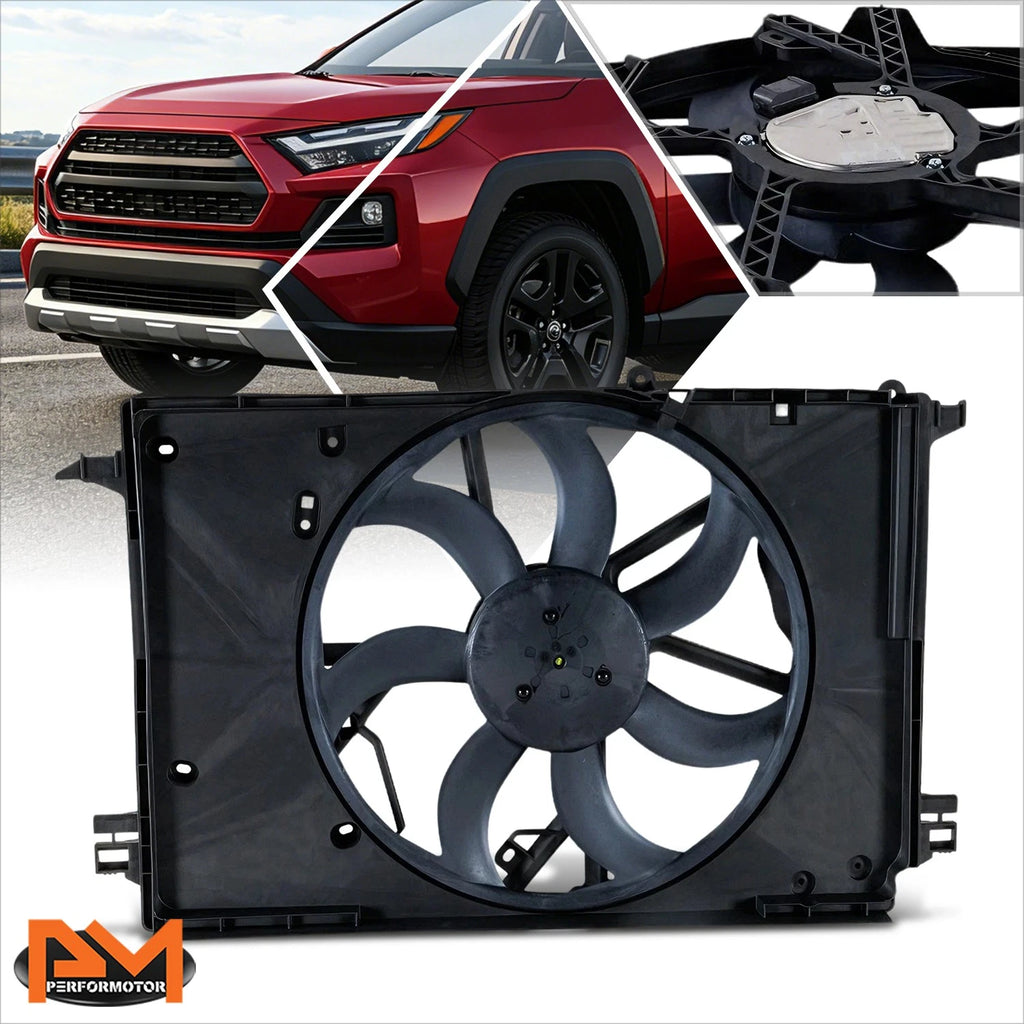 Single Fan Assembly for Toyota RAV4 Hybrid (2019–2024)