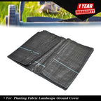 Weed Barrier Fabric for Landscape Ground Cover (4 x 8 FT)