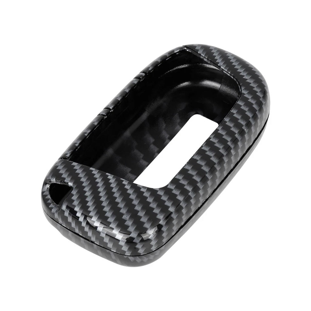 TPU Key Fob Cover for Jeep (Carbon Fiber Pattern)