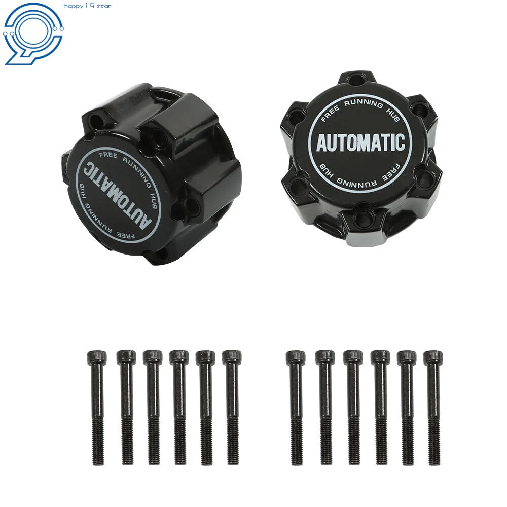 2 Free Running Wheel Hub Locks for Nissan Frontier X-Terra Navara (D22)