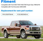 Set of 4 Lower Door Weather Strip Seal for Ford F250 F350 Crew Cab (1999–2016)