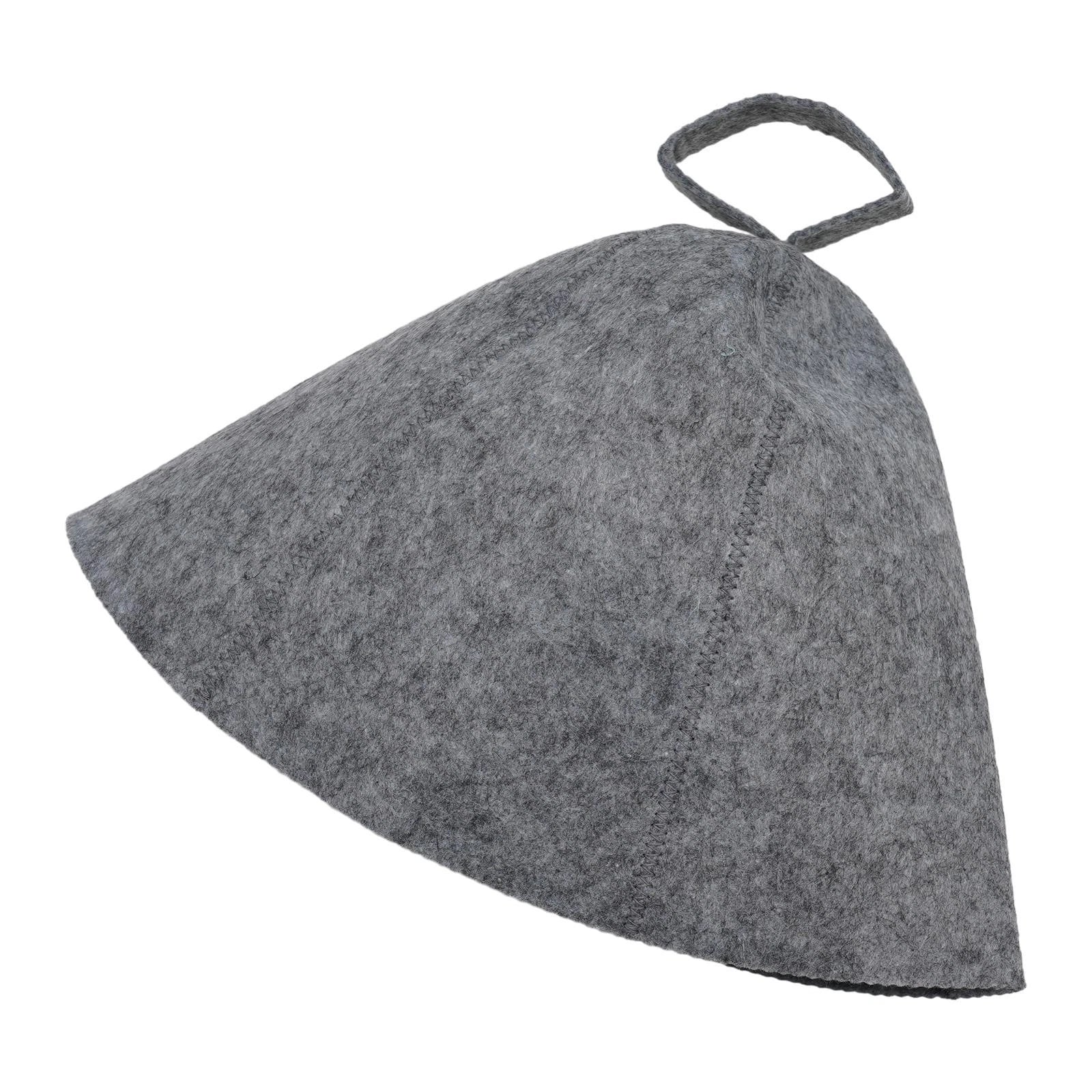 Felt Shower Cap for Sauna Use - Anti Heat Protection Hat