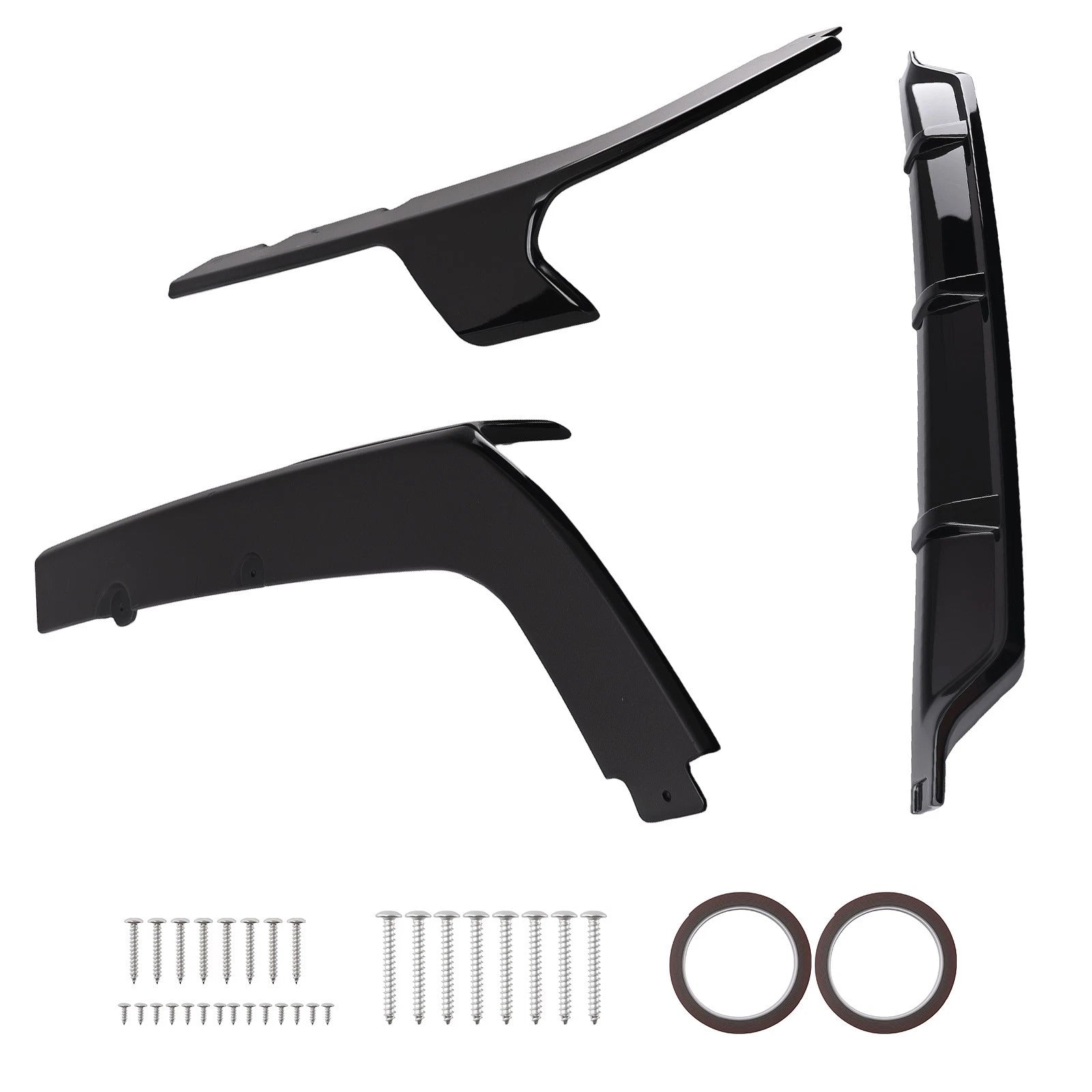 Bumper Lip Diffuser for BMW X7 M Sport (2019-2025) Rear Black Kit