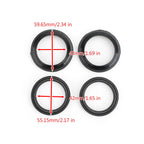 Fork Oil Dust Seal Kit 56-137 43mm for Kawasaki KDX KLX KX ZX ZZR VN (1980–2023)