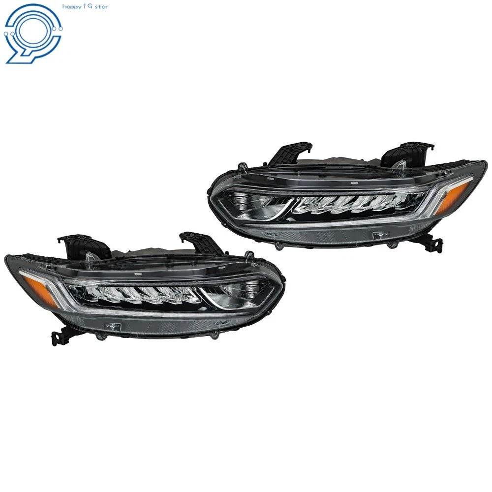Set of 2 Halogen with LED DRL Headlights for Honda Accord (2018–2020)