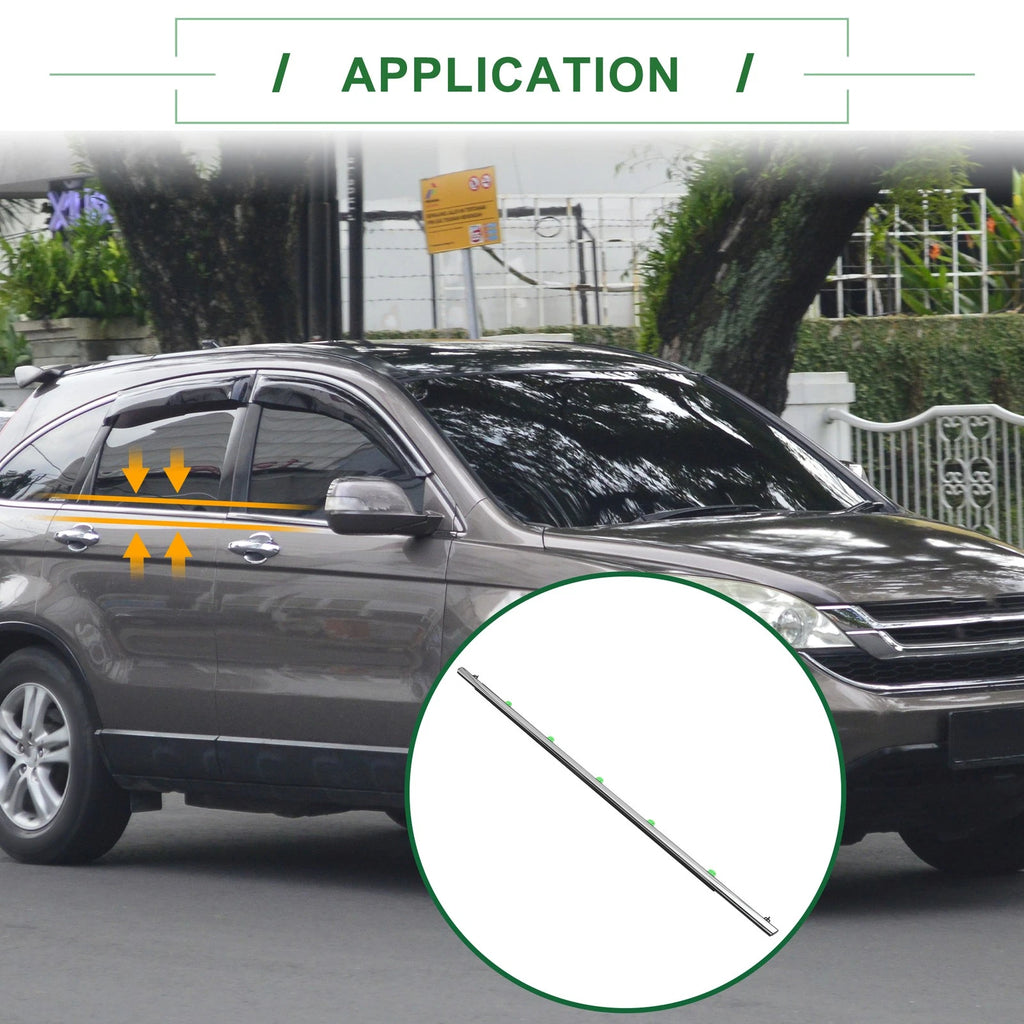 1pc Front Left Weatherstrip Window Seal No. 72450SWAA01 for Honda CR-V (2007–2011)