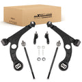 Front Lower Control Arms + Tie Rod Ends for Dodge Dart Chrysler 200 2015-2017
