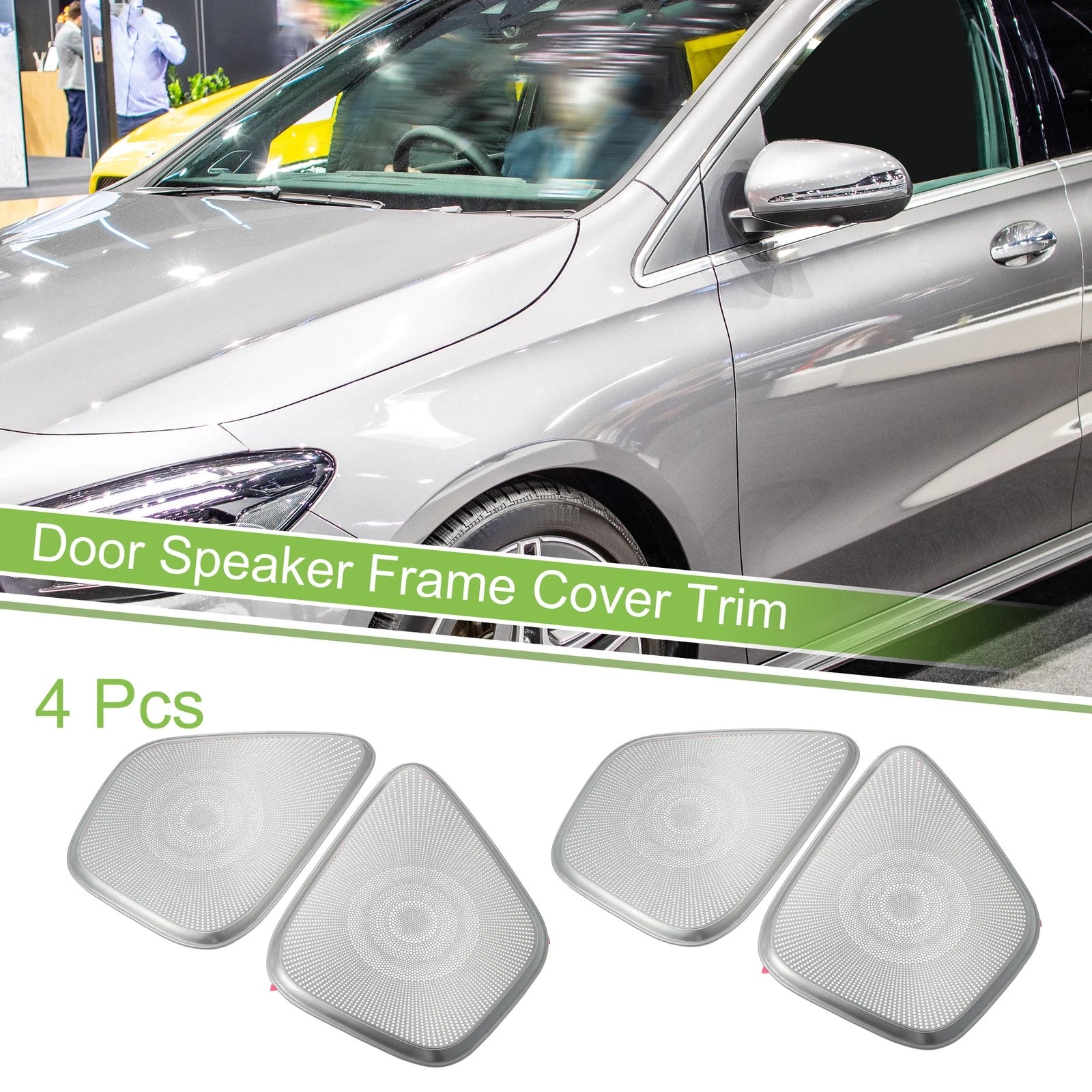 Set of 4 Speaker Frame Cover Trim for Mercedes Benz A B Class (2013–2020)