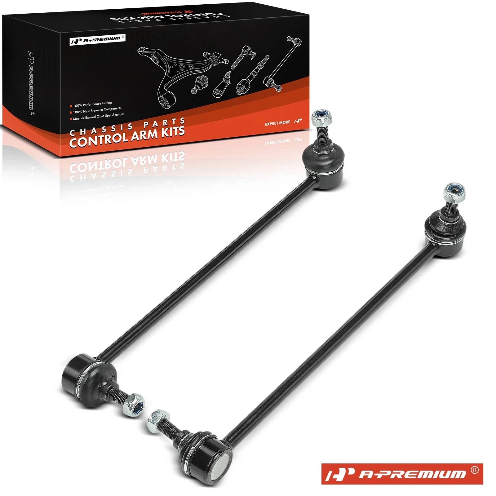 Front Sway Bar Link with Ball Joint for BMW E46 325xi 330xi (2001–2005)