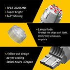 Set of 2 AUXITO 7443 7440 LED Brake Tail Stop Light Bulbs for