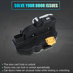 Rear Right Door Latch Lock Actuator for Chevy Cruze (2011–2014) 13503784
