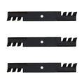 3 Blades for Dixie Chopper 30227-52X, Hustler 785436-Mulcher (Fits 11556)