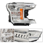 Headlight for Ford F150 (2018-2020) Passenger Side Halogen Replacement