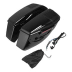 Vivid Black Hard Saddlebags for Harley CVO Street Road Glide ST (2023–2025)