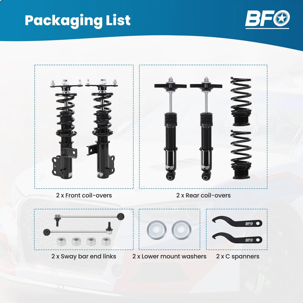 Coilovers Suspension Kit for Hyundai Genesis Coupe (2011–2016)
