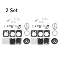 2X Carburetor Diaphragm Repair Kit for Jet Ski PWC Mikuni SBN Super BN (38 40i)