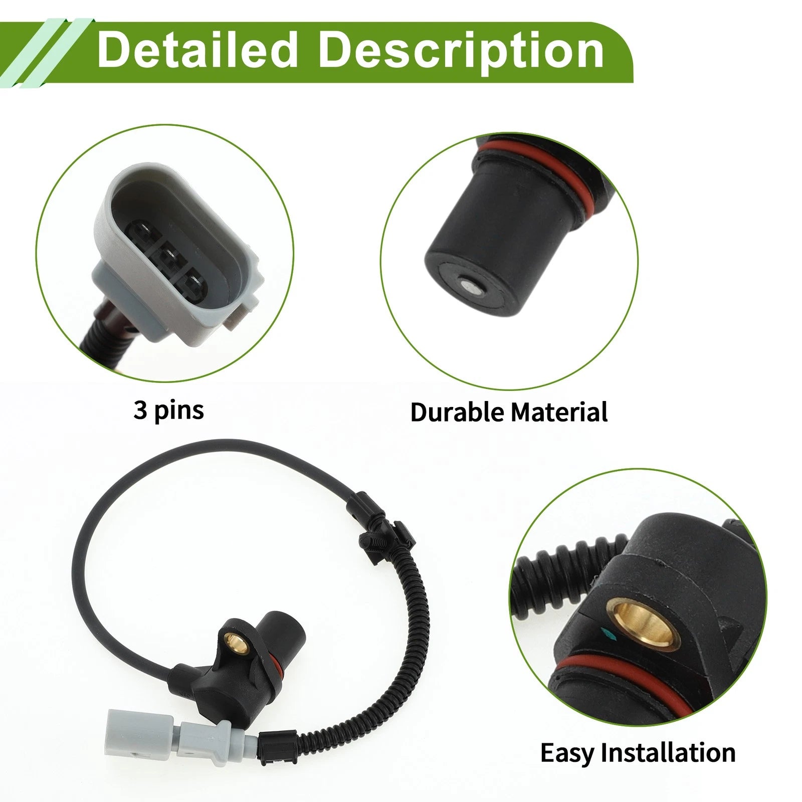 Crankshaft Position Sensor for Audi Q7 3.6 (2007–2010) No. 021957147