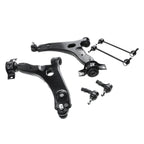 6X Front Lower Control Arm & Sway Bar Tie Rod for Ford Focus (2000-2004)