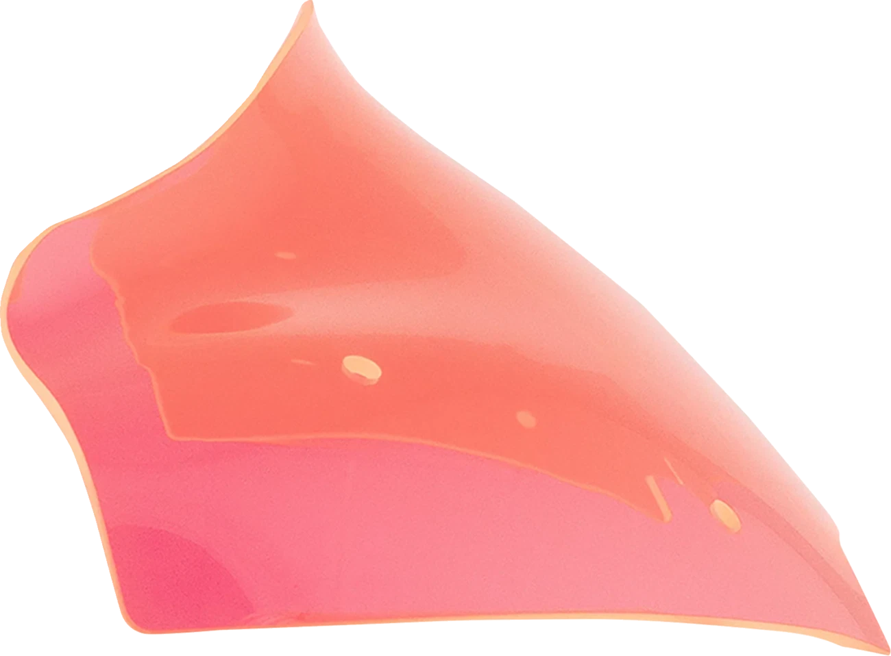 Klock Werks 10" Kolor Flare Windshield for Harley Davidson (2014–2023) - Pink Ice KWW-01-0750