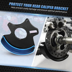 Rear Caliper Bracket Rotor Guard #43211-HP1-000 for Honda TRX450R TRX450ER (2004–2009)
