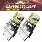 2X CANBUS LED Backup Reverse Light Bulbs for AUXITO 3157 3156 (6000K)