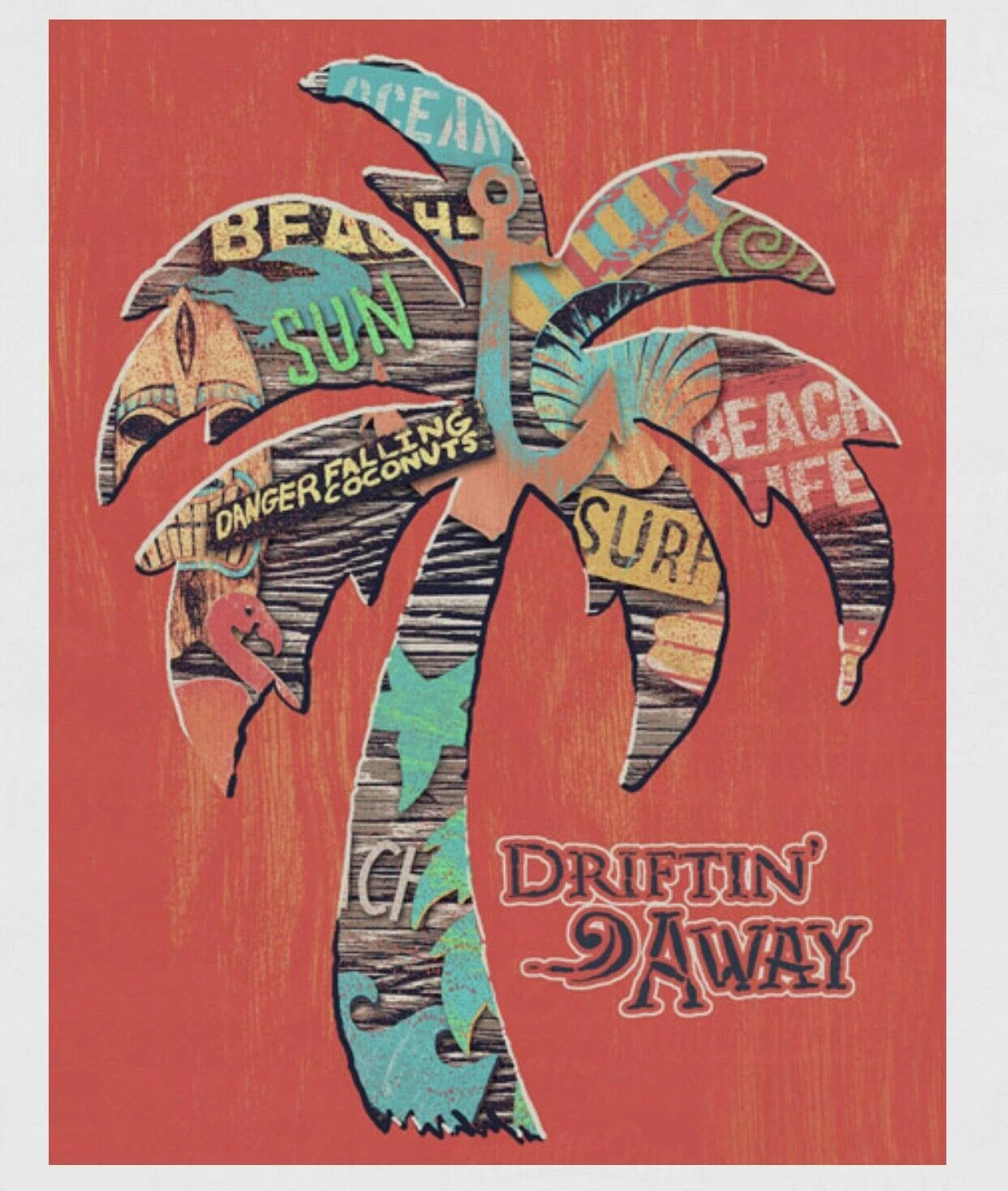 Metal Tin Sign for Beach Home Wall Cabin Decor (#2404)