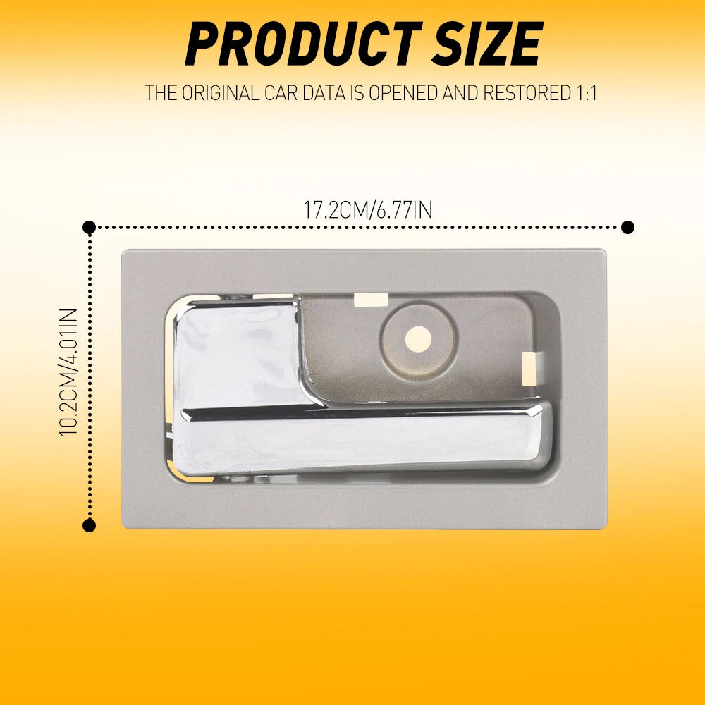 Inside Door Handle for Ford F-150 Lobo (2009–2014) Silver
