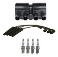 Ignition Wires Coil & 4 Spark Plugs Kit for Chevrolet Aveo5 (2004–2011)