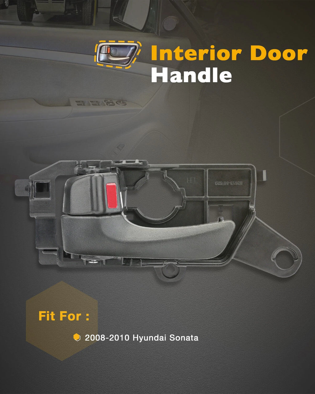 Front Left Interior Door Handle for Hyundai Sonata (2008-2010)