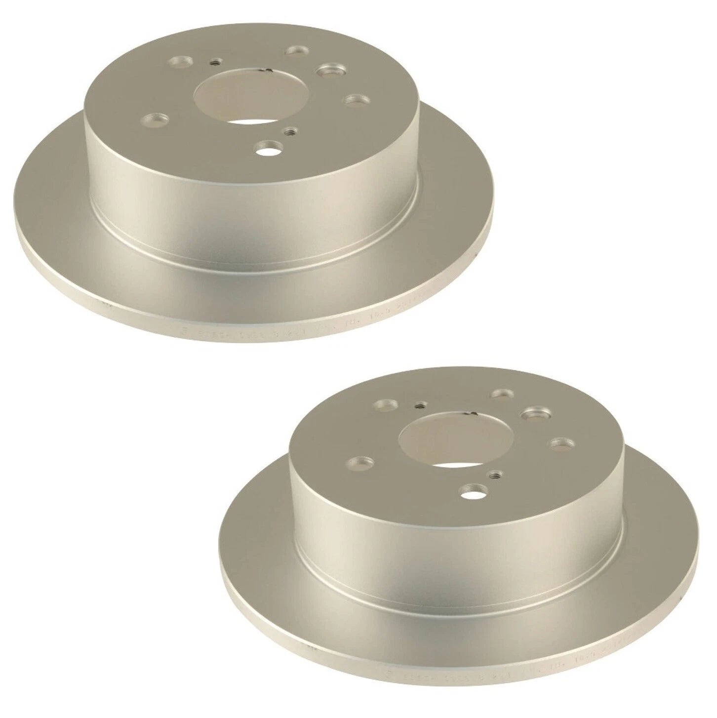 Set of 2 Rear Disc Brake Rotors for ES300 ES330 Avalon Camry Solara (268mm)